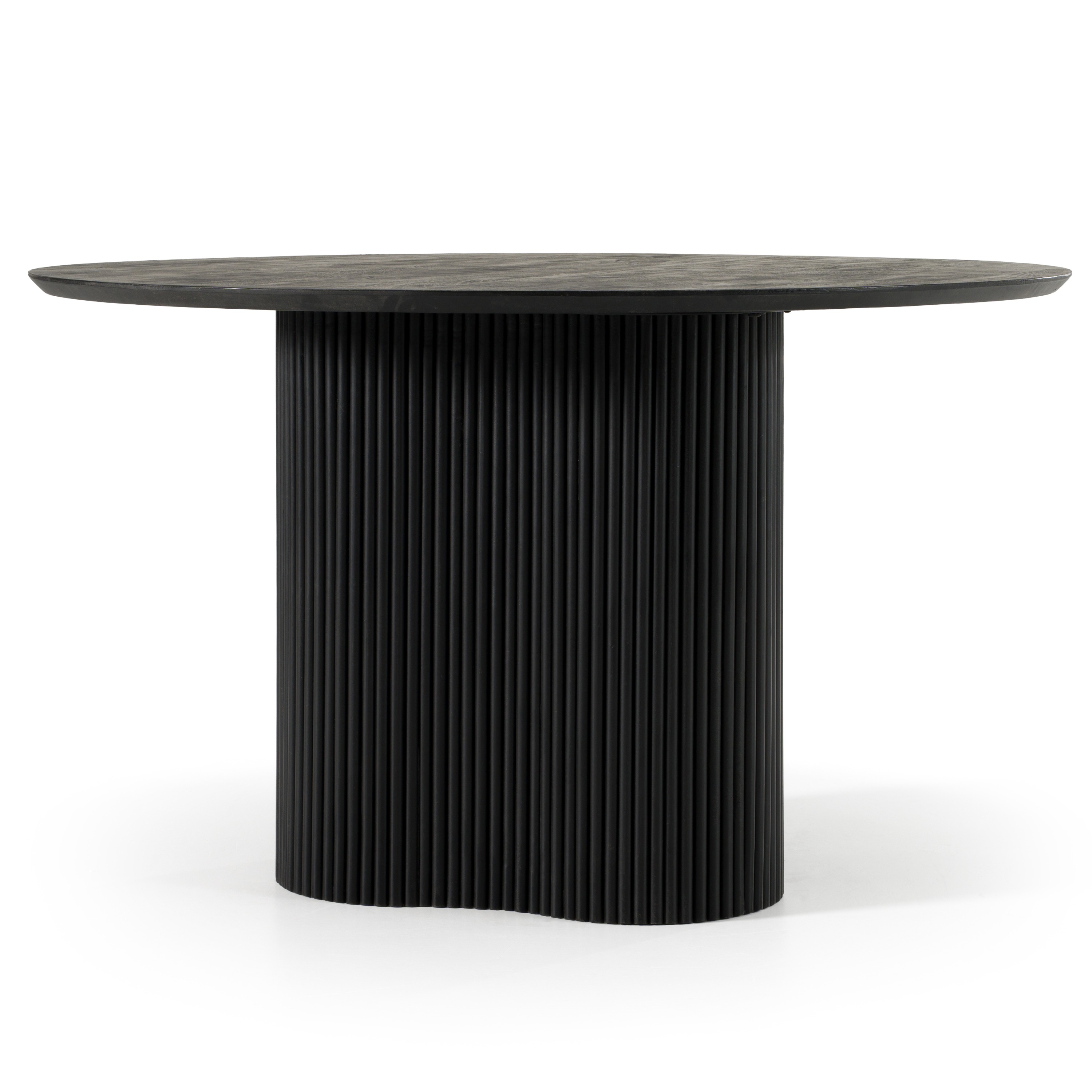 LA Furniture Myra Modern Black Wood Round Dining Table VGNR-NI90064-BLK Contemporary Style by Vig Furnitrue Number 83186 Catch Home Goods