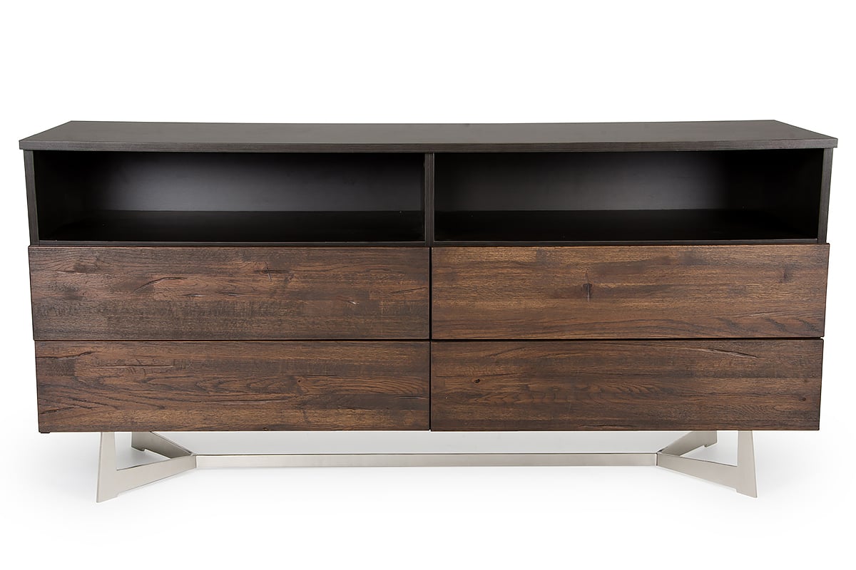 LA Furniture Wharton Modern Dark Aged Oak Dresser VGEDPB16003 Contemporary Style by Vig Furnitrue Number 72414 Catch Home Goods