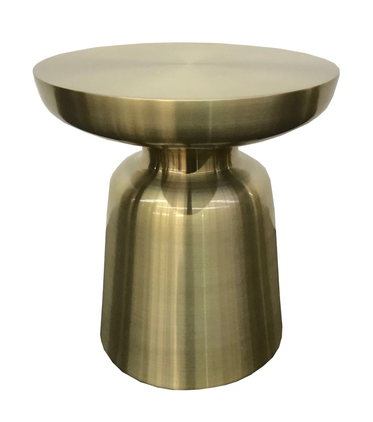 LA Furniture Peter Glam Gold End Table VGGMET-1432A Contemporary Style by Vig Furnitrue Number 77372 Catch Home Goods