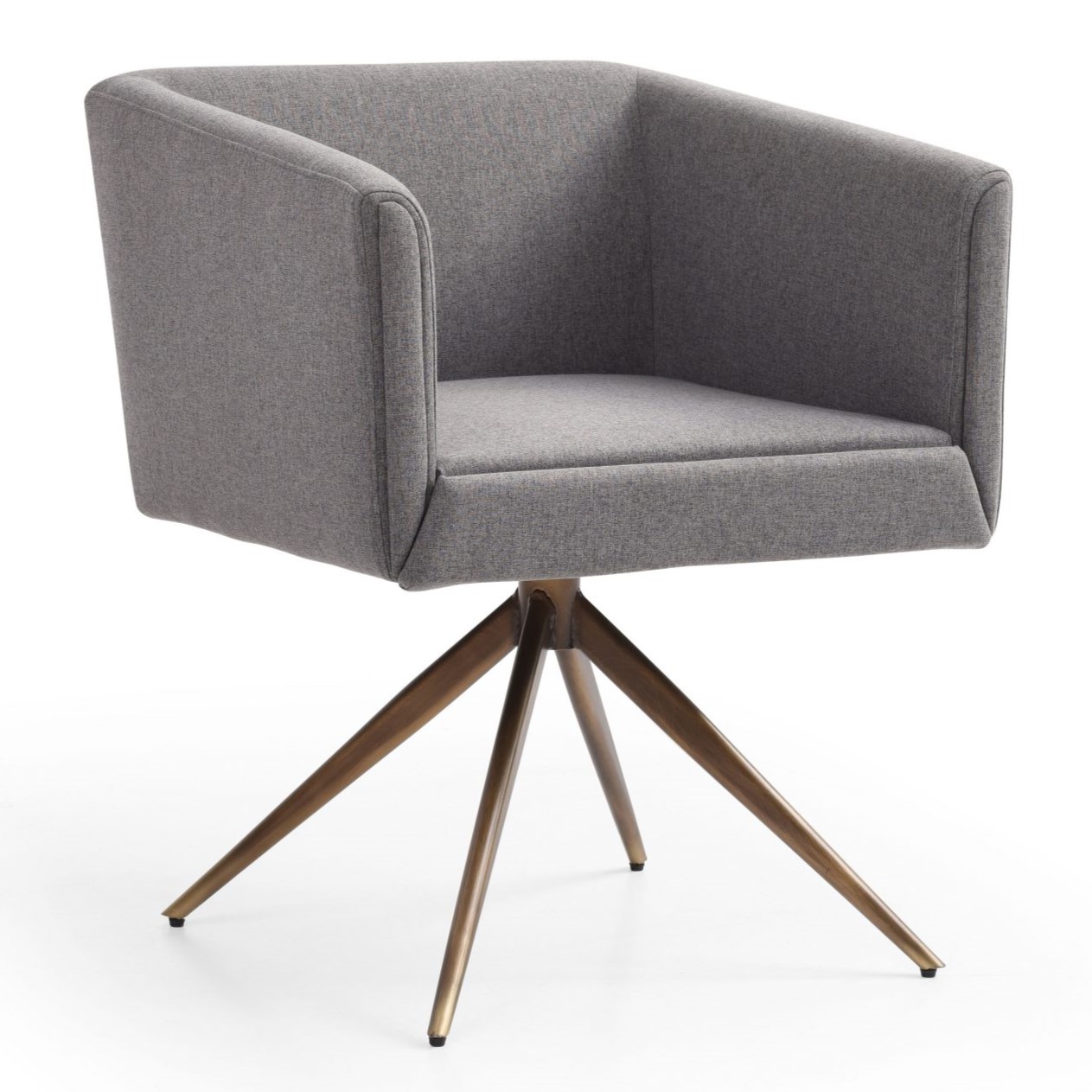 LA Furniture Riaglow Contemporary Dark Grey Fabric Dining Chair VGVCB8523-DKGRY-DC Contemporary Style by Vig Furnitrue Number 78649 Catch Home Goods