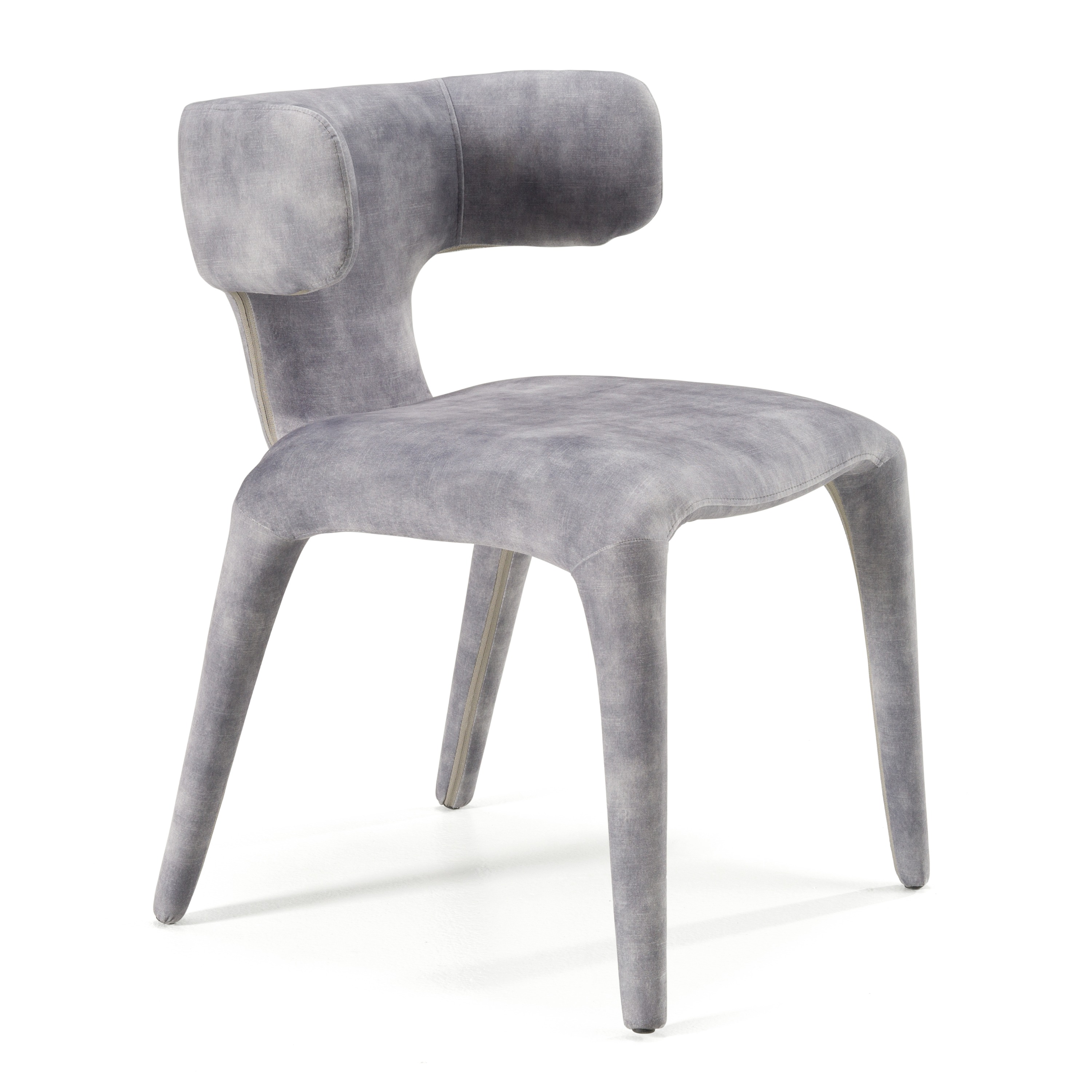 LA Furniture Saehee Modern Grey-Blue Velvet Dining Chair VGEU-MC-7512CH-GRY Contemporary Style by Vig Furnitrue Number 82761 Catch Home Goods