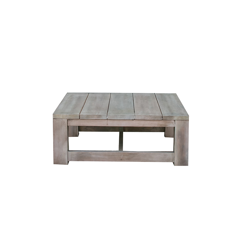 LA Furniture Sapelo Outdoor Grey Acacia Coffee Table VGATRASF-125-8MM-COF Contemporary Style by Vig Furnitrue Number 76111 Catch Home Goods