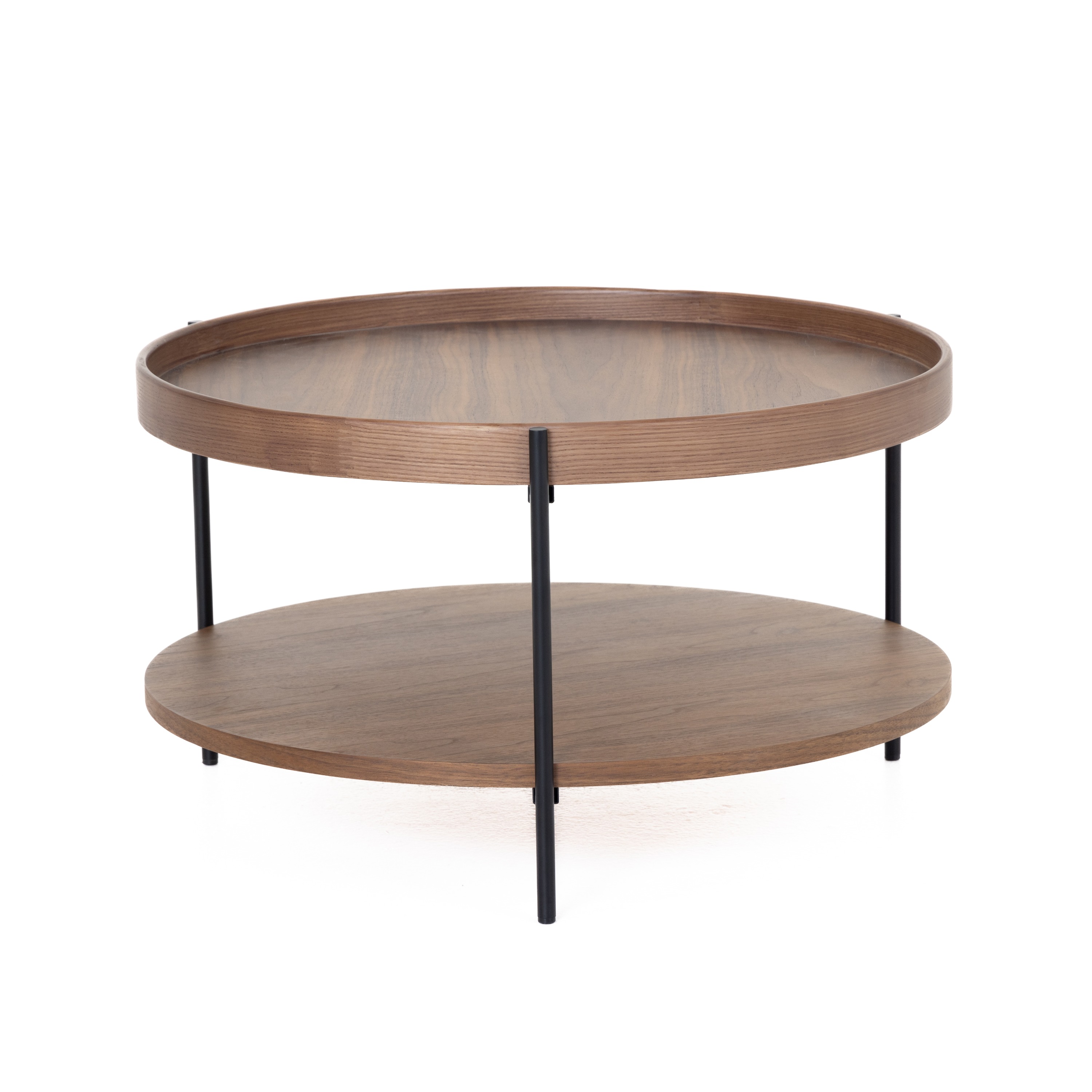 LA Furniture Savoy Modern Walnut Medium Coffee Table VGDW-J5767-WAL Contemporary Style by Vig Furnitrue Number 82098 Catch Home Goods