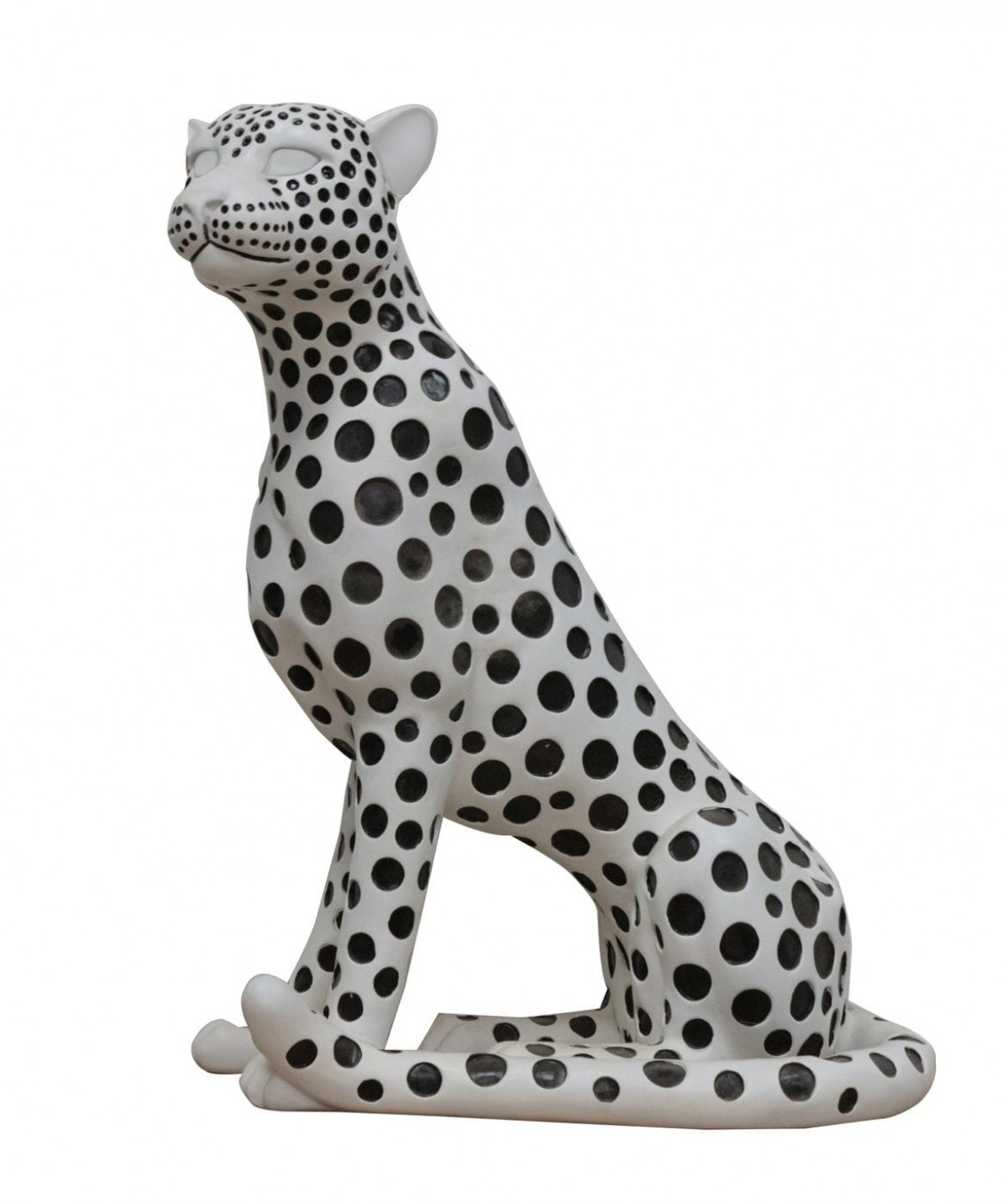 LA Furniture Snow Leopard White & Black Sculpture VGTHCH0225-3 Contemporary Style by Vig Furnitrue Number 78015 Catch Home Goods