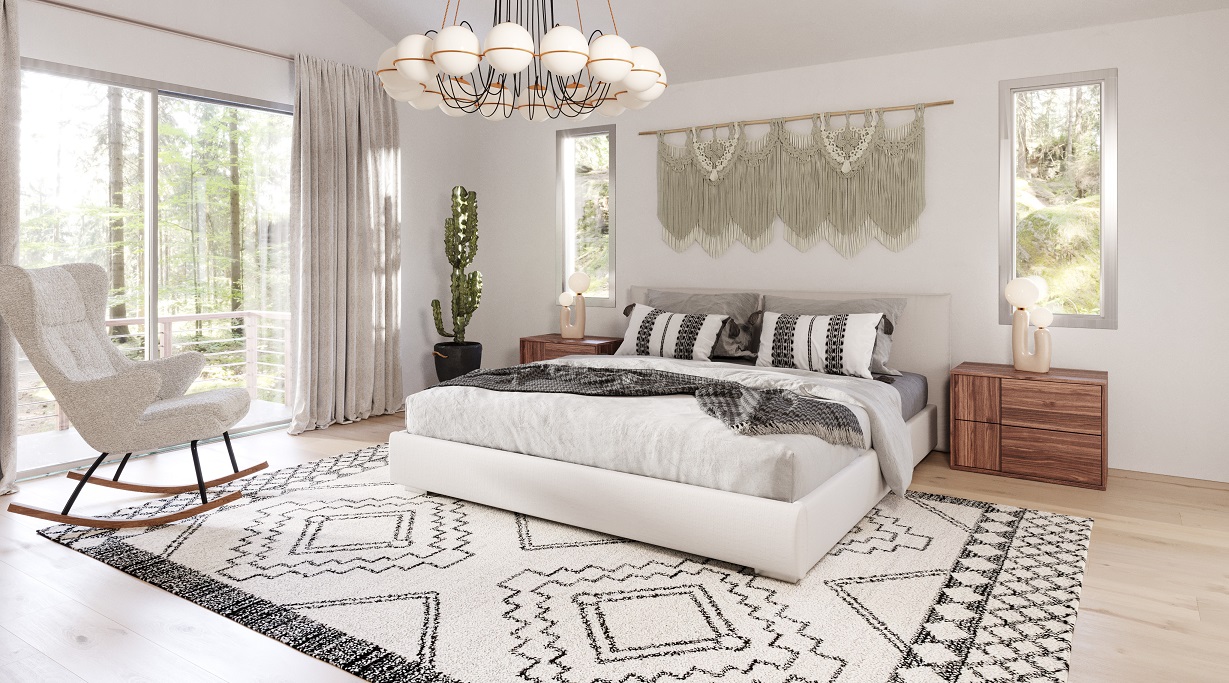 LA Furniture Sogno Italian Modern Beige Fabric Low Headboard Q Bed VGAC-SOGNO-BED-Q Contemporary Style by Vig Furnitrue Number 79519 Catch Home Goods