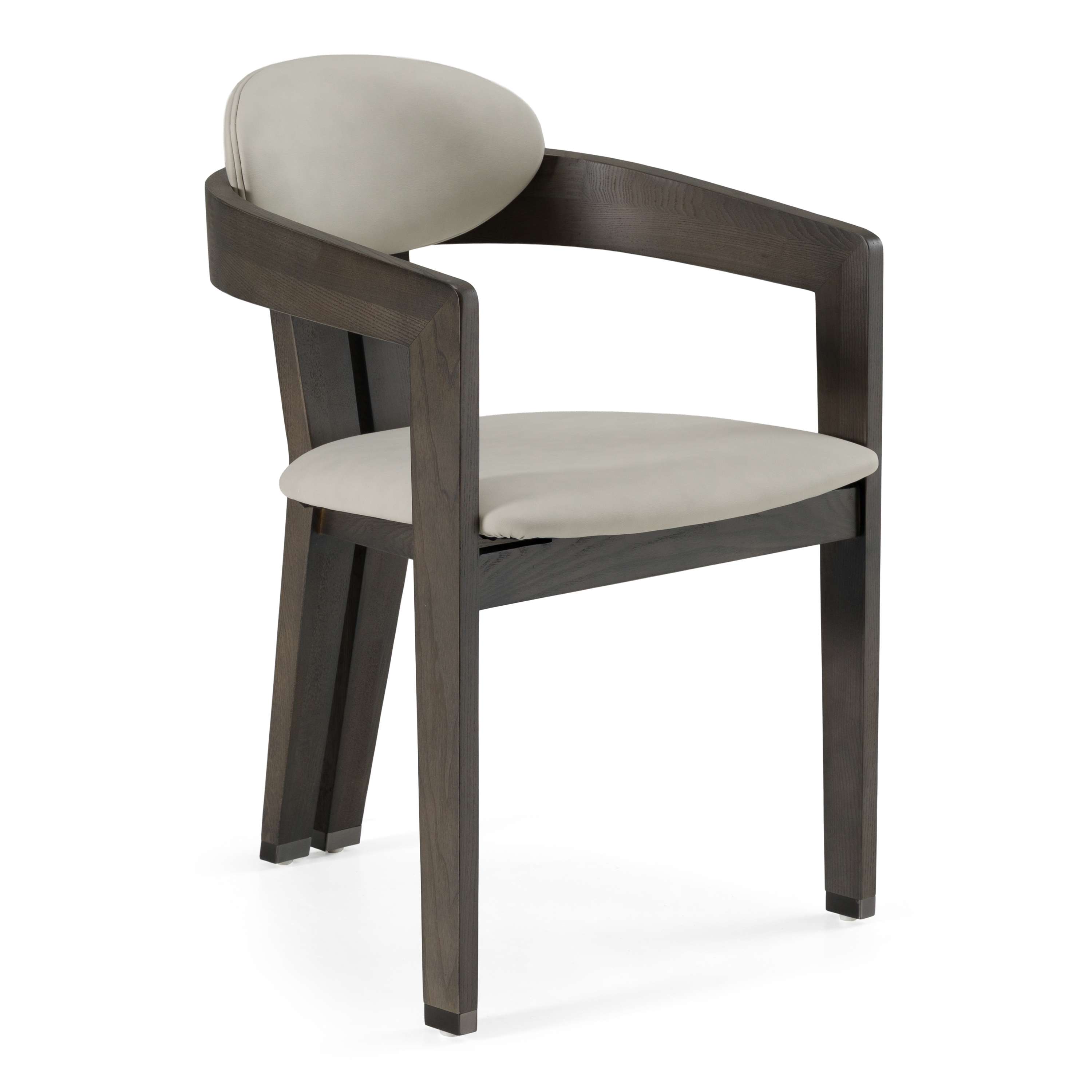 LA Furniture Thorne Light Grey and Dark Grey Arm Dining Chair VGCS-ACH-21087 Contemporary Style by Vig Furnitrue Number 79641 Catch Home Goods