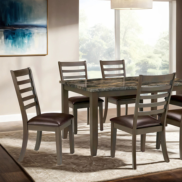 Furniture Of America Adia Transitional Brown 7 Pc. Dinning Table Set Model TM3103T-7PK-SIDE CHAIR