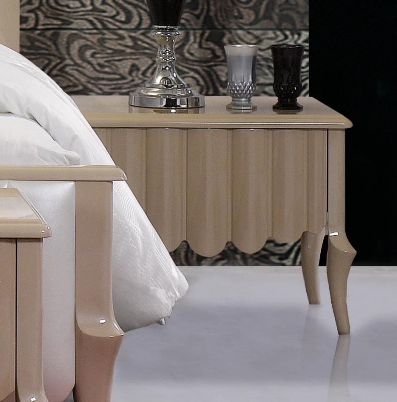 LA Furniture Waterfall Beige Nightstand VGSLEWATERFALL-NS Contemporary Style by Vig Furnitrue Number 15399 Catch Home Goods