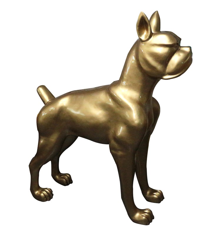 LA Furniture Large Gold Dog Sculpture VGTHVT-180101-GLD Contemporary Style by Vig Furnitrue Number DISCONTINUED Catch Home Goods