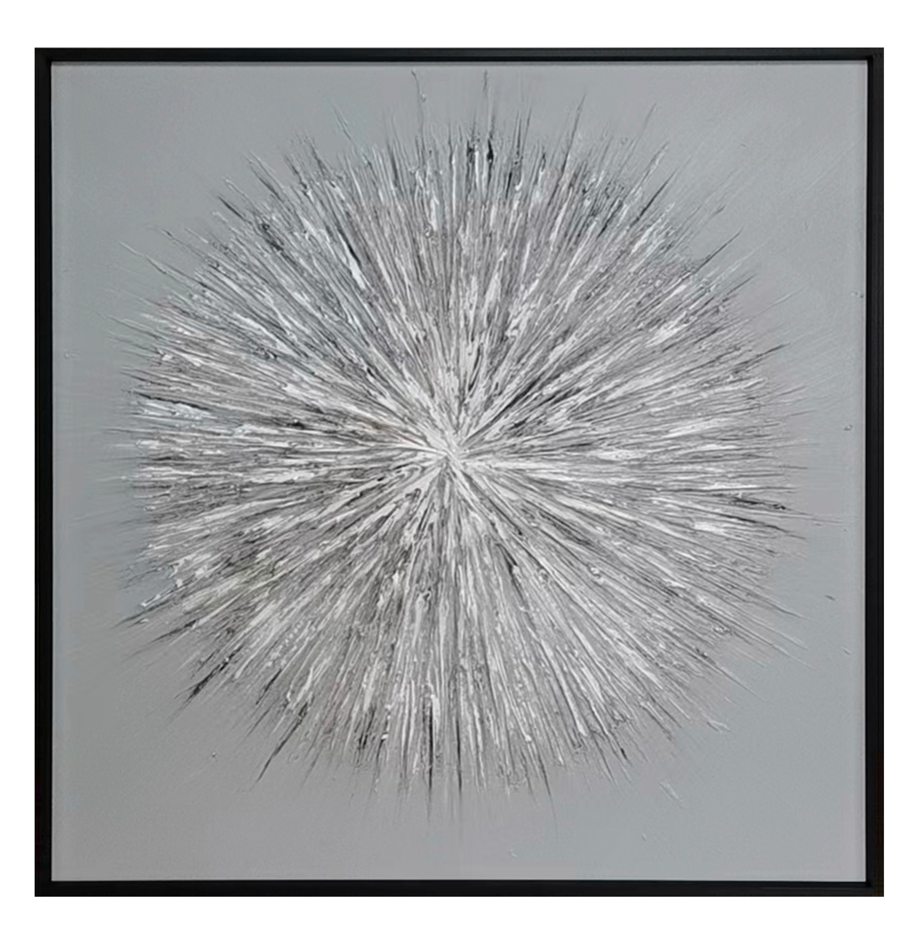 LA Furniture Silver 24"x24" Sculpted Wall Hanging VGTH-235301 Contemporary Style by Vig Furnitrue Number 81332 Catch Home Goods